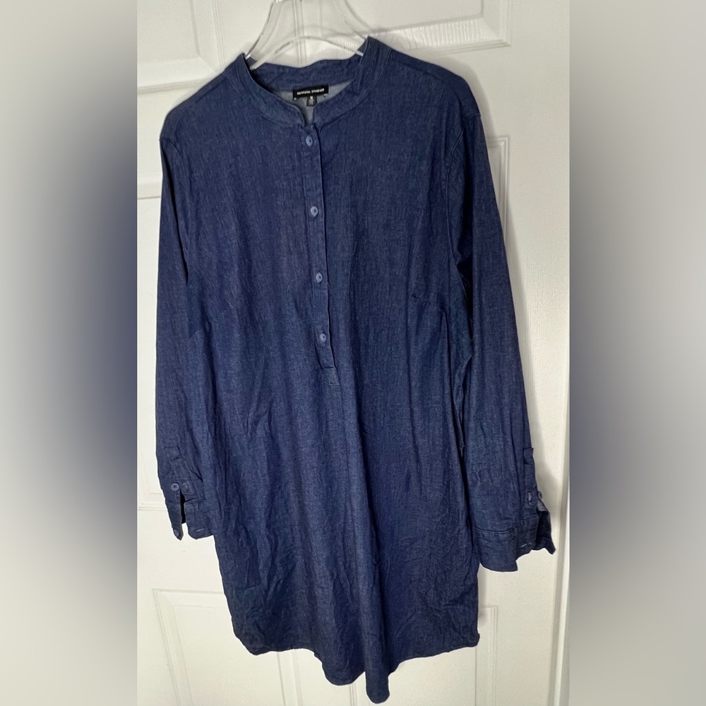 Universal Standard Chambray Dress Sz M